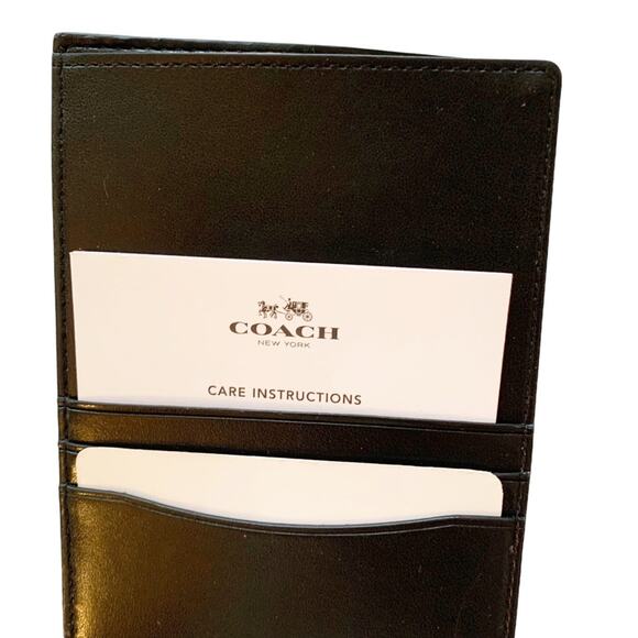 Coach Bronze Glitter Passport Case NWT Hard to Find - Picture 7 of 7